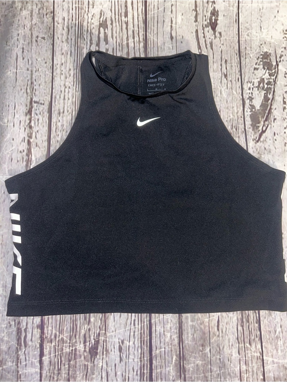 Black Nike Dri-Fit athletic top